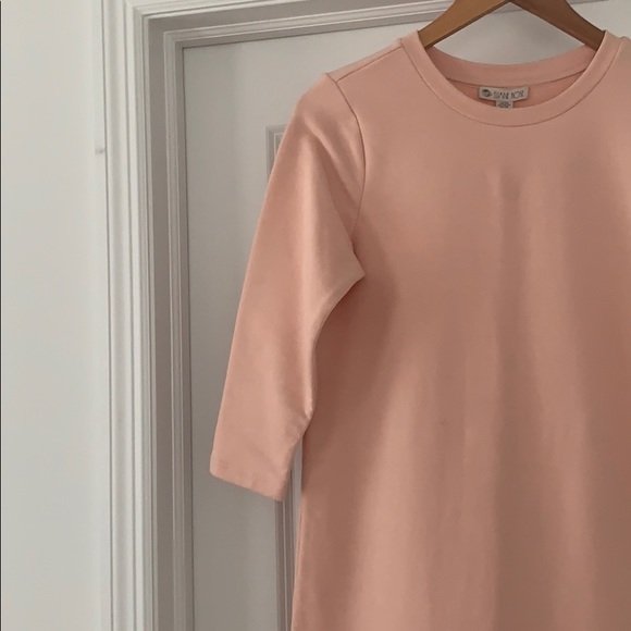 Cute Salmon/Peach cotton dress. - Picture 3 of 5